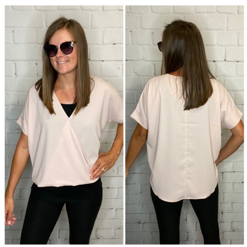 Blush blouse NWT